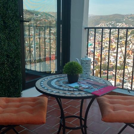 Apartamento Con Terraza A Un Lado Del Monumento Del Pipila Guanajuato Bagian luar foto