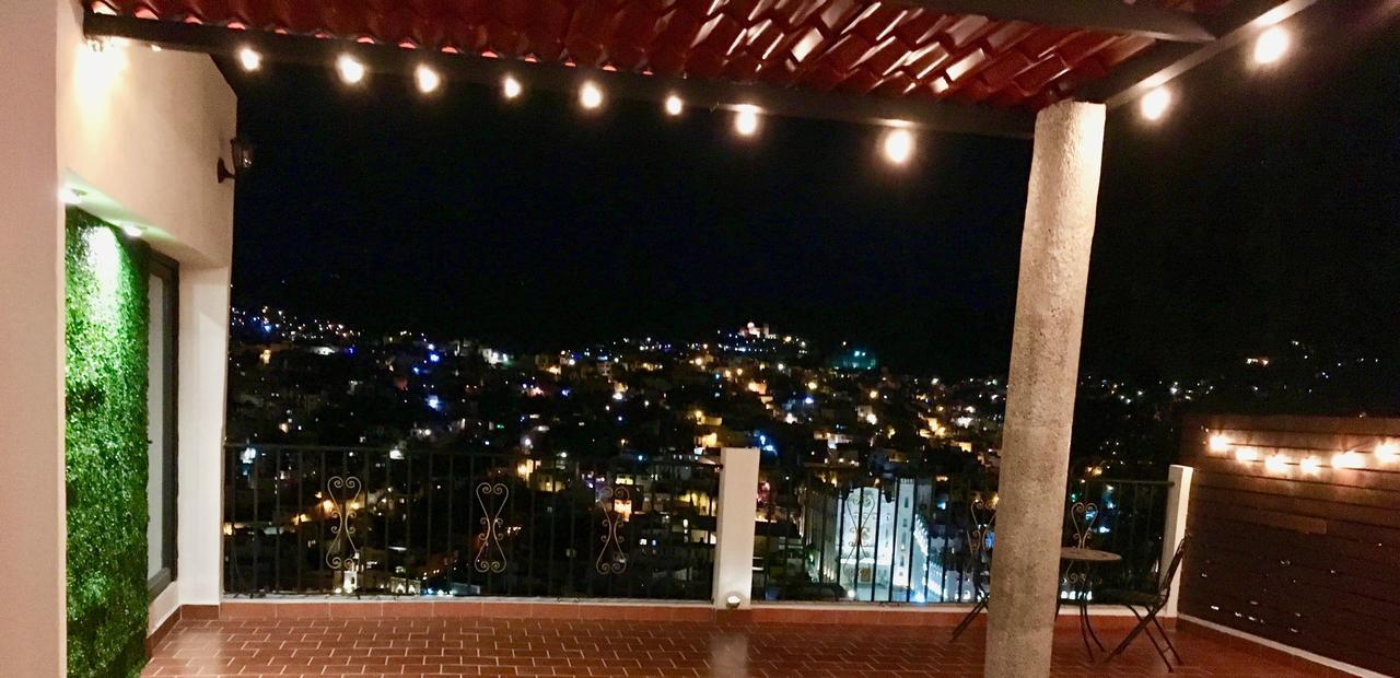 Apartamento Con Terraza A Un Lado Del Monumento Del Pipila Guanajuato Bagian luar foto